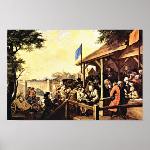 Valet, engelska," "humor av ett val ", poster