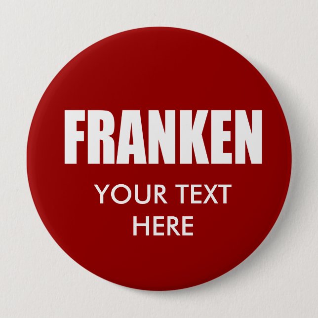Valet för AL FRANKEN utrustar Knapp (Framsida)