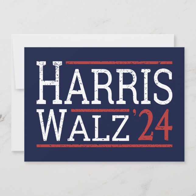 valet Harris Walz 2024 I (Framsida)