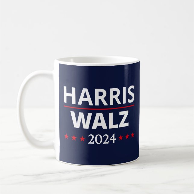 valet Harris Walz 2024 III Kaffemugg (Vänster)
