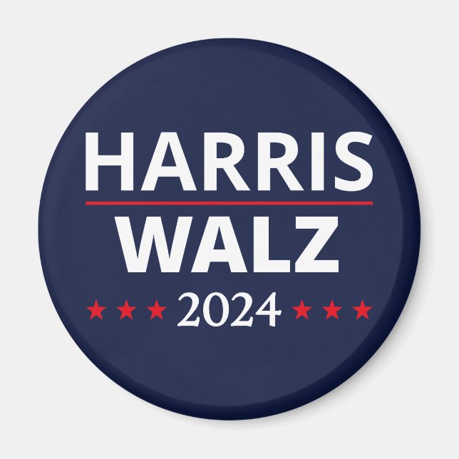 valet Harris Walz 2024 III Magnet (Framsidan)