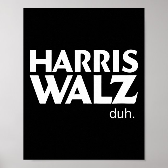 valet Harris Wheimer Duh 2024 Voting Kamala Tim Poster (Framsidan)