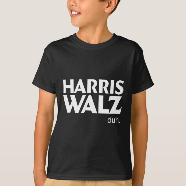 valet Harris Wheimer Duh 2024 Voting Kamala Tim T Shirt (Framsida)