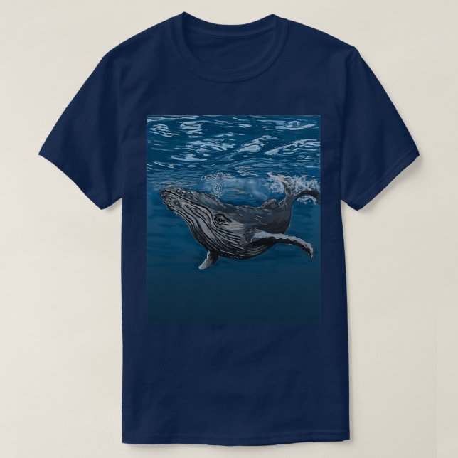 Valet i Big Blue T Shirt (Design framsida)