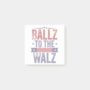 Valet i Walz Harris Waltz 2024 Post-it Block