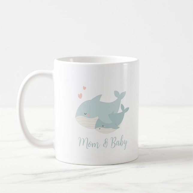 Valet Mamma och Baby Kaffemugg (Vänster)