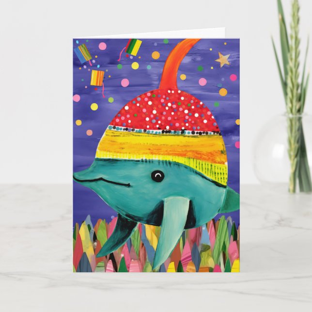 Valet party Stänk: Cute Barns födelsedag Card Kort (Framsida)