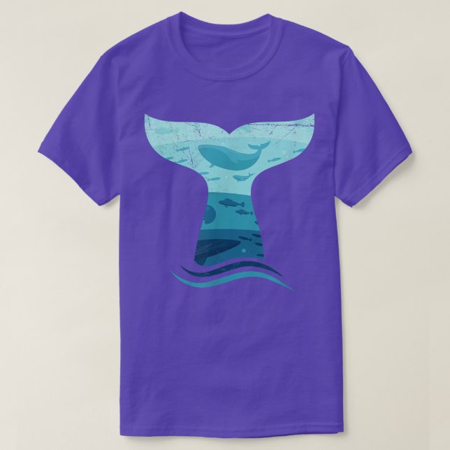 Valet Svan i Vinkara Orca Oceanen T Shirt (Design framsida)