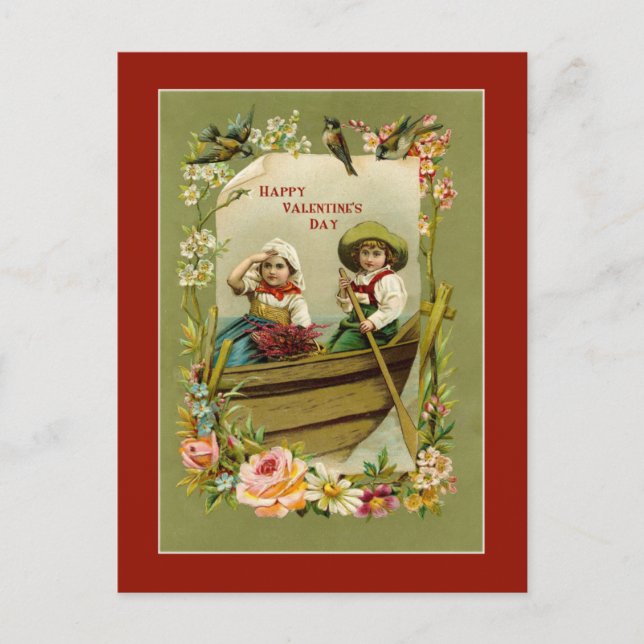 Valetine Boat Ride vykort (Framsida)