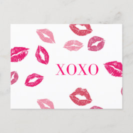 Valetines Day Card "XOXO" Vykort