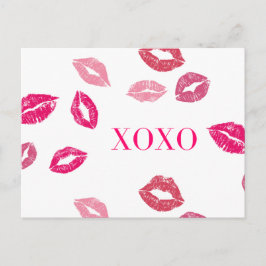 Valetines Day Card "XOXO" Vykort