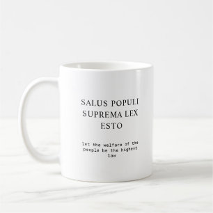 Välfärd för citatet Folkets latin Kaffemugg