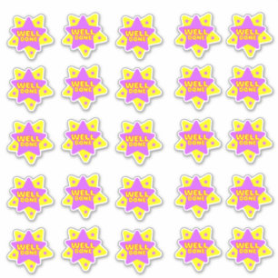 Välfärdigt färglöst paket med stickers för Lärare Klistermärken