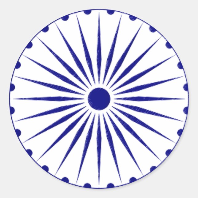 Välfärdshjul Runt Klistermärke (Framsida)