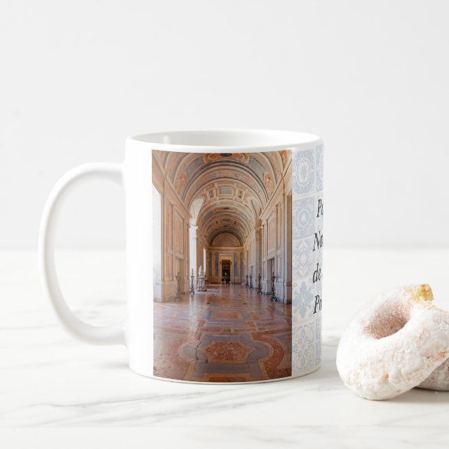 Välfärdsrum i nationalpalatset Mafra Kaffemugg (Med munk)