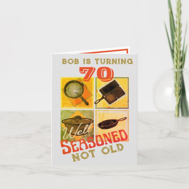 Välförd, inte gammal Födelsedagsfest Inbjudan (Framsida)