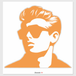 Valfri Färg Coola Guy Sticker Klistermärken