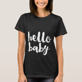 Valfri färg White Hej Baby T Shirt