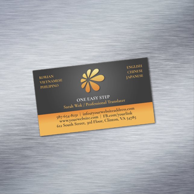 Valfri Logotyp Magnetiska Visitkort (In Situ)