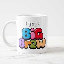 Valfri Namn Big Brew Giant Coffee Mugg Jumbo Mugg