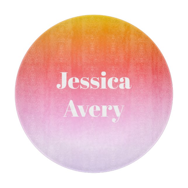 Valfri Namn | Retromodern formaterad text färgfull (Framsidan)