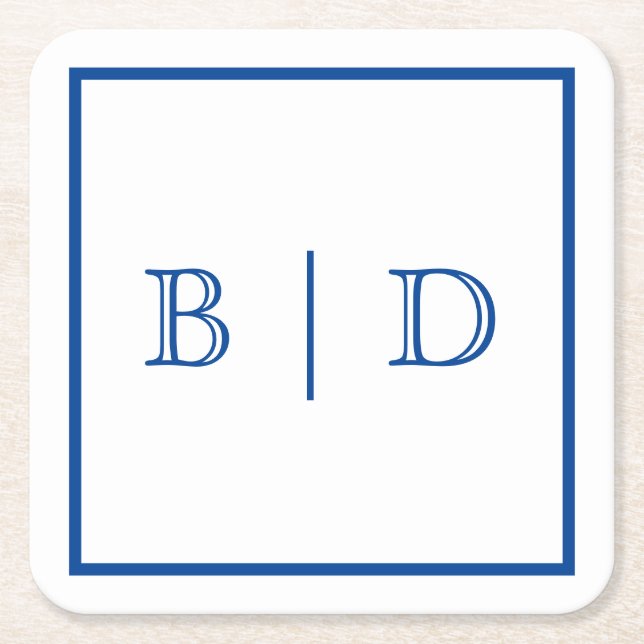 Valfri Papper Underlägg mellan Färg och två Brev M (Framsidan)