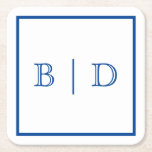 Valfri Papper Underlägg mellan Färg och två Brev M Kvadrat<br><div class="desc">PreppyPrint.com - Lägg till personligens beröring på dessa pappra underlägg. Klicka på "anpassa" och "anpassa" för att ändra teckensnittet färg och storlekt för att justera för att högerna ska leta efter ditt monogram. Överför den här designen även till de produkter du vill ha! Besök min designerbutik, PreppyPrint.com, för att få...</div>