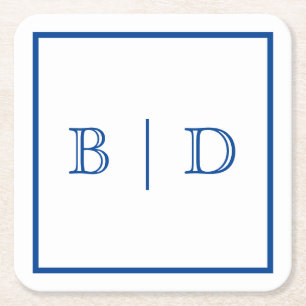 Valfri Papper Underlägg mellan Färg och två Brev M Kvadrat