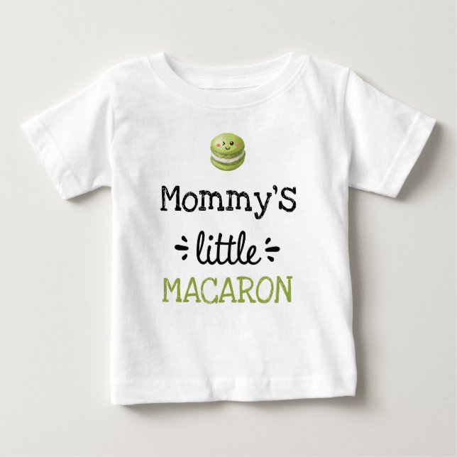 [Valfri text] Liten Macaron T Shirt (Framsida)
