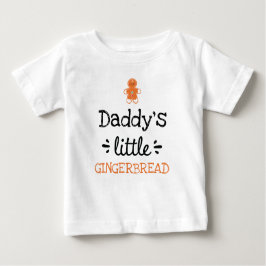 [Valfri text] Litet Gingerbröd Cute Baby Bodykosty T Shirt