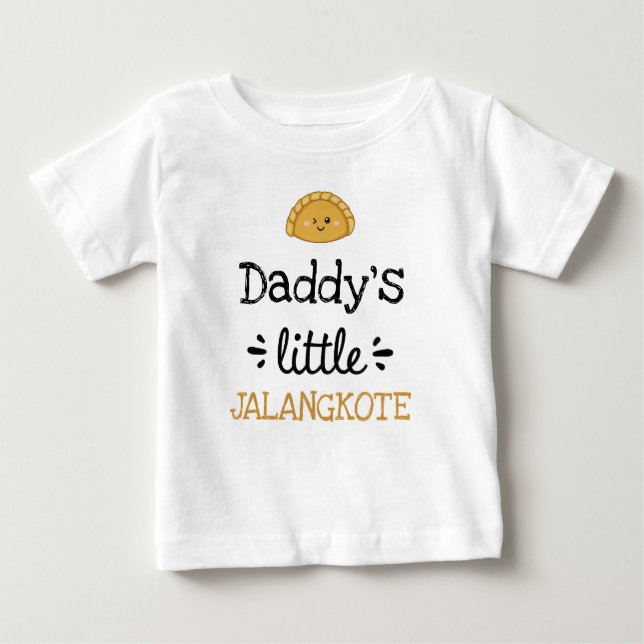 [Valfri text] Little Jalangkote Cute Baby Bodykost T Shirt (Framsida)