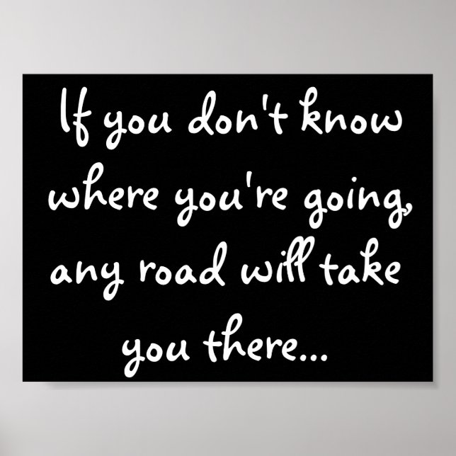 Valfri väg poster (Framsidan)