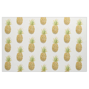 Valfri vattenfärgsstruktur för ananas i Anpassning Tyg