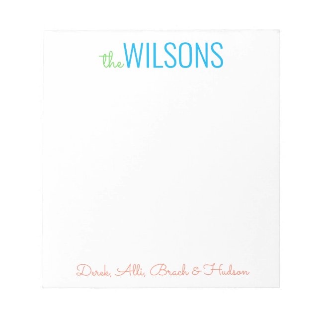 Valfritt Färg - Anteckningsblocket Blockera och sk Anteckningsblock (Framsida)