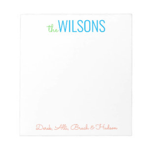 Valfritt Färger - Anteckningsblocket Blockera och Anteckningsblock