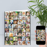 Valfritt fotopatecken 49 Bild Big Birthday Card Kort<br><div class="desc">Fotopallens stora födelsedagskort som innehåller upp till 49 olika foton och du kan också anpassa meddelandet inuti Fotomallen är redot för dig att lägga till bilder som lämnas till höger i rader uppifrån och grund, som visas i kvadratiskt format. Slutligen kan du lägga till ett större bild inuti, som visas...</div>