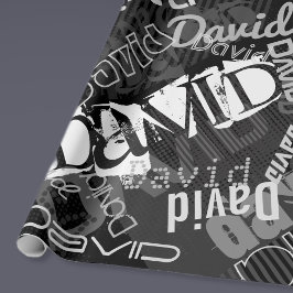 Valfritt Namn Anpassade Kreativ Black & White Presentpapper