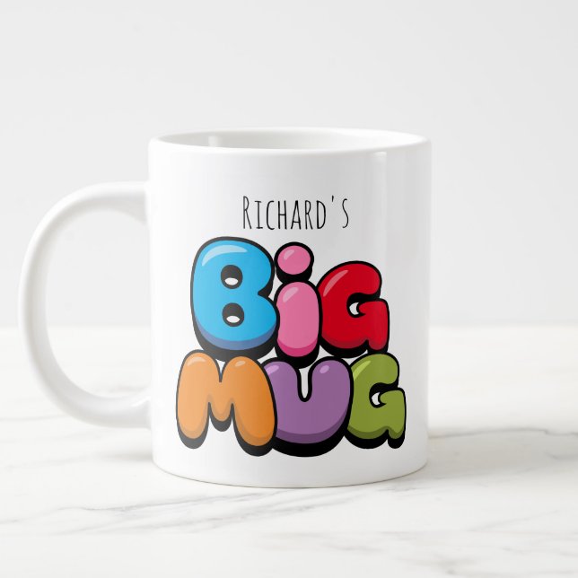Valfritt namn Big Mugg Jumbo Mugg (Vänster)
