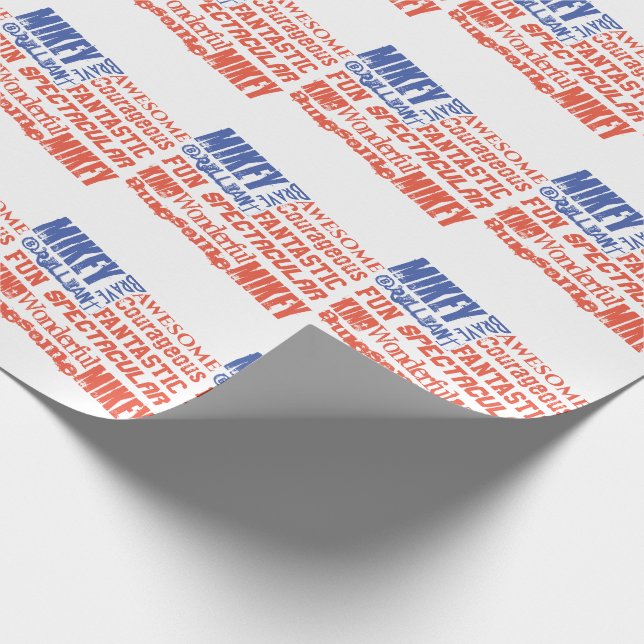 Valfritt Namn USA Flagga Du Är Super Personalisera Presentpapper (Hörn)