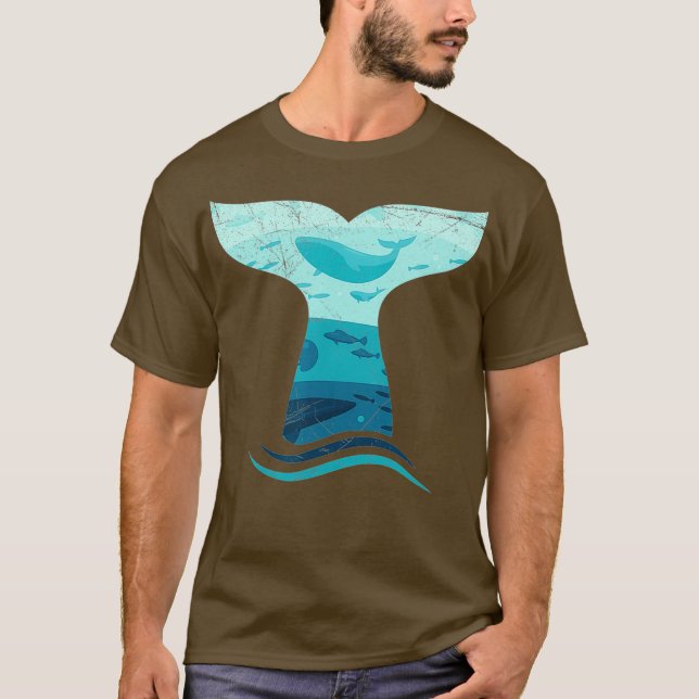 Valgädda i Vinkara Orca Ocean T Shirt (Framsida)