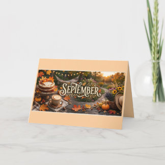 Välgångskort - Septemberinspirerad Helgkort