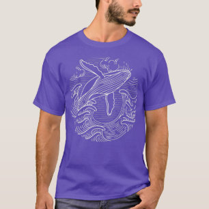 Valggåvor Manar Ocean Vågar Humpback Whale Gifts O T Shirt