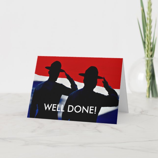 Välgjort gratulationskort kort (Framsida)