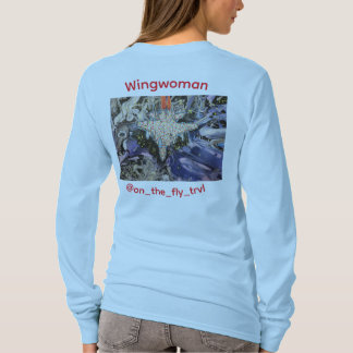 Välgörande bevingad kvinna långärmad - Dam T Shirt