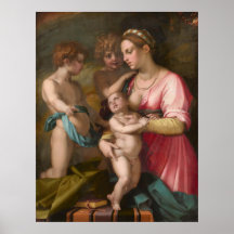Välgörenhet - Andrea del Sarto Fint konstaffisch