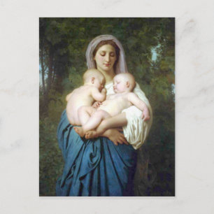 Välgörenhet av William-Adolphe Bouguereau Vykort