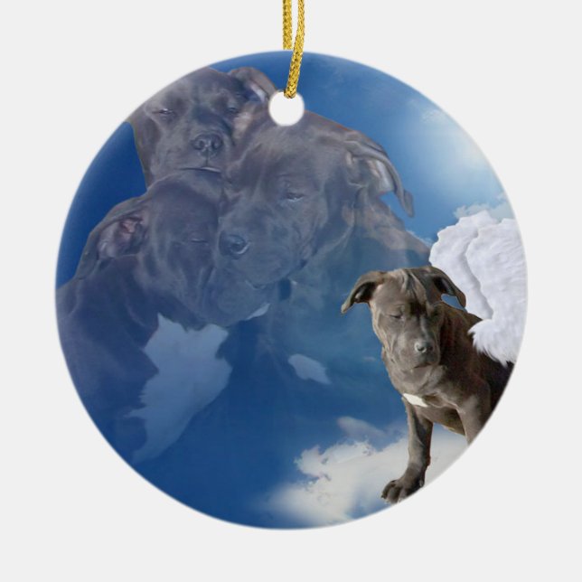 Välgörenhet-, hopp- & troprydnad julgransprydnad keramik (Framsidan)