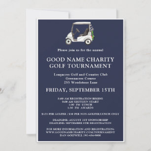 Välgörenhetsgolfturnering Inbjudningar