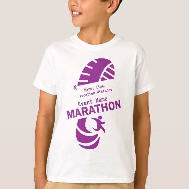 Välgörenhetsmaraton-kampanjmerch T-Shirt (Framsida)