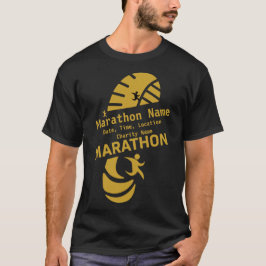 Välgörenhetsmaraton marknadsföringsmaterial för ev t shirt